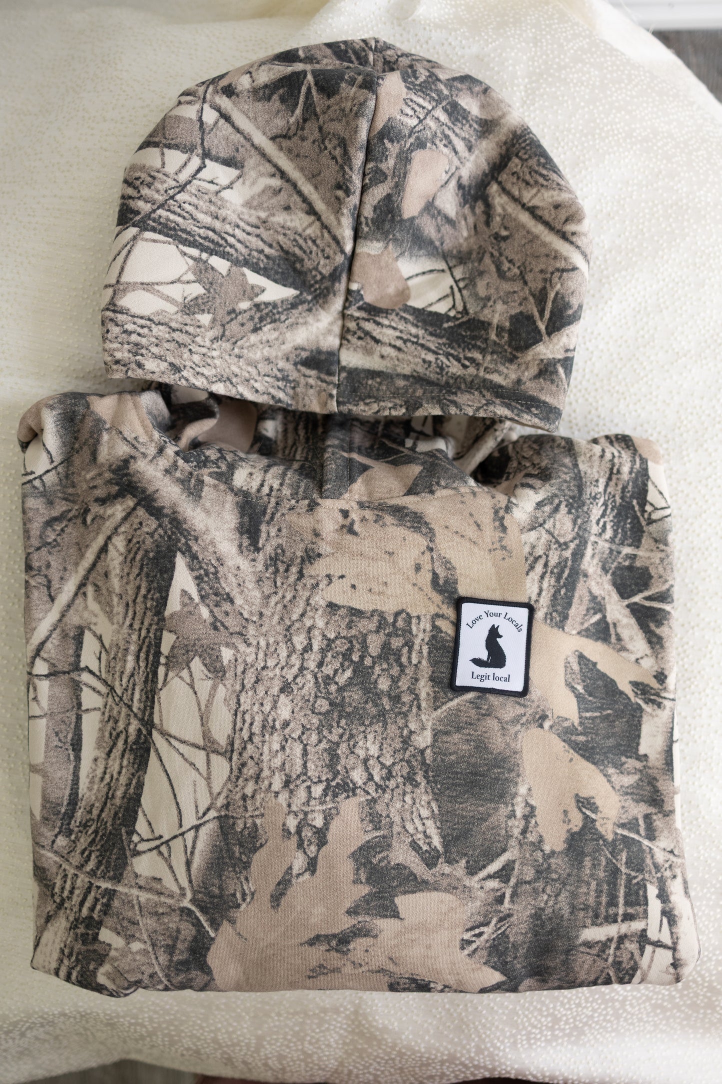 Dark Brown Camo Hoodie