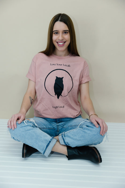 Love Your Locals Owl Tee